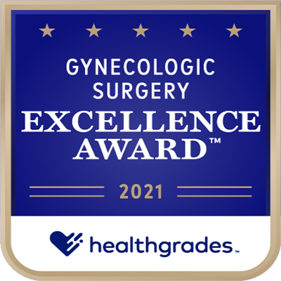 Award of Excellence in Gynecologic Surgery by Healthgrades
